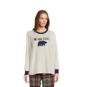 DEARFOAMS Mama Bear Pajama Top